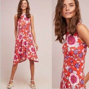 Maeve cleary floral swing dress XS